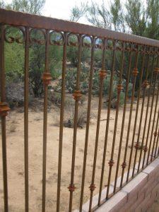 Iron Fence with our Alternate Knuckle Pattern