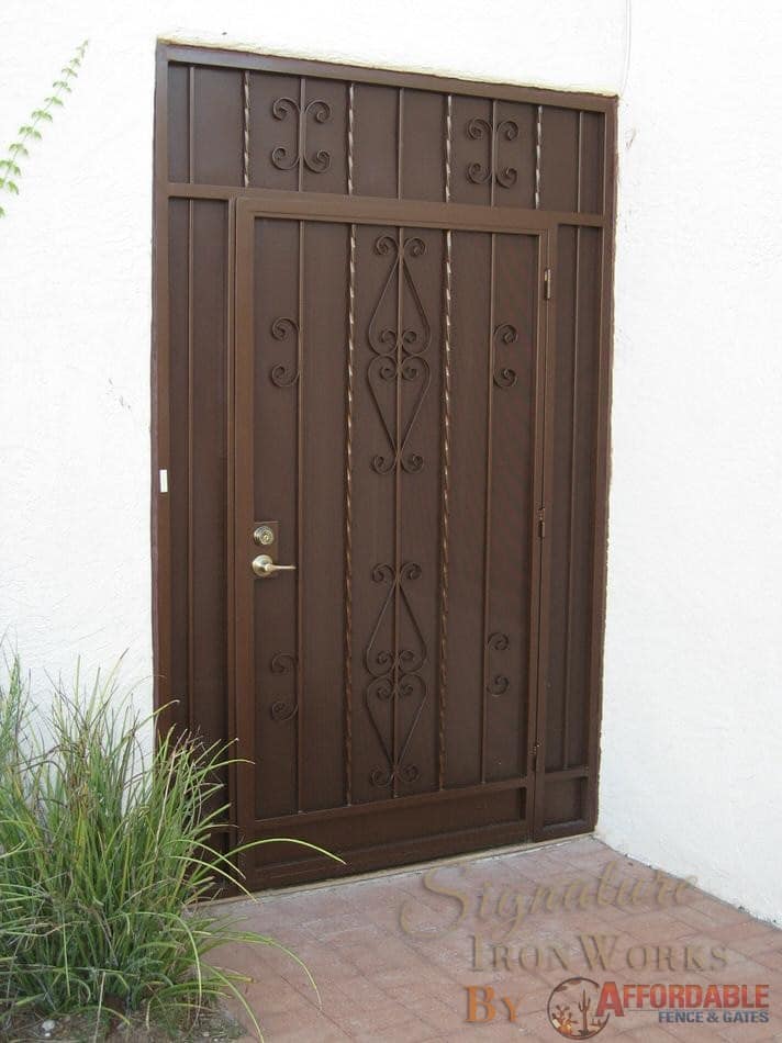 Security door and enclosure 5001 E - Made in Tucson