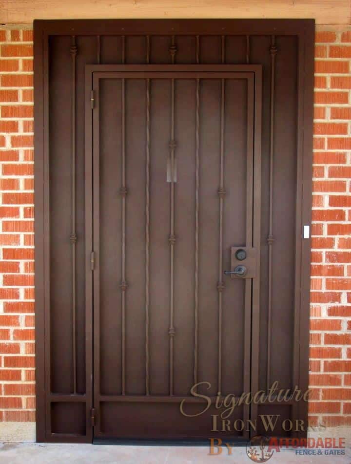 Security Door with Knuckles 5006 E - Made in Tucson